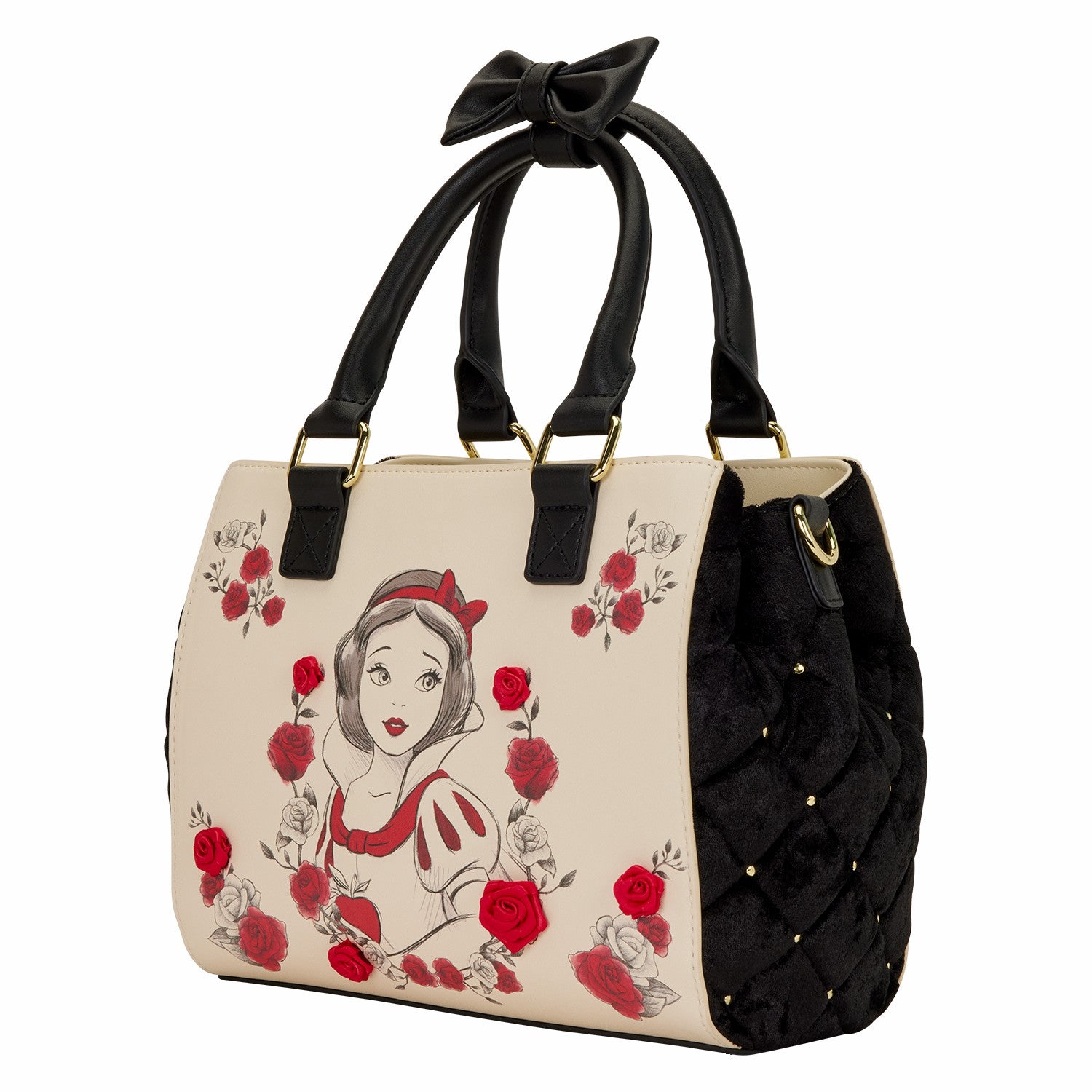 Loungefly Snow White Exclusive Roses Tote Crossbody Bag