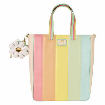 Loungefly Classic Good Luck Trolls Plush Glitter Tote Crossbody Bag with Coin Bag