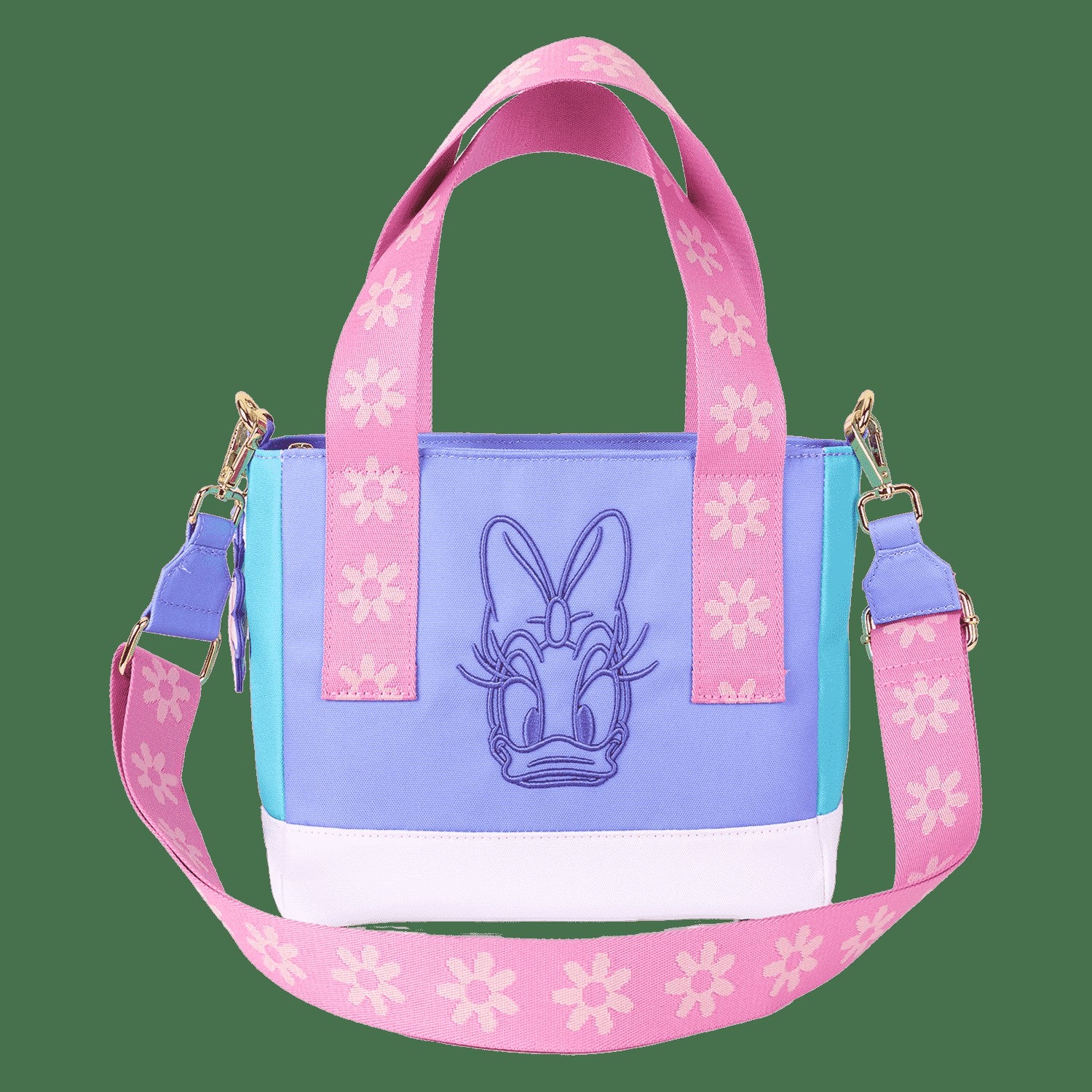 Loungefly Daisy Duck 85th Anniversary Mini Tote Crossbody Bag