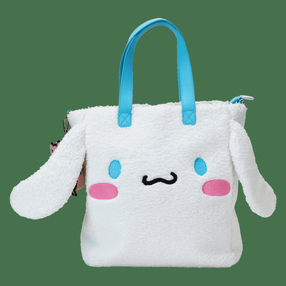 Loungefly Sanrio Cinnamoroll Cosplay Sherpa Tote Crossbody Bag With Coin Bag