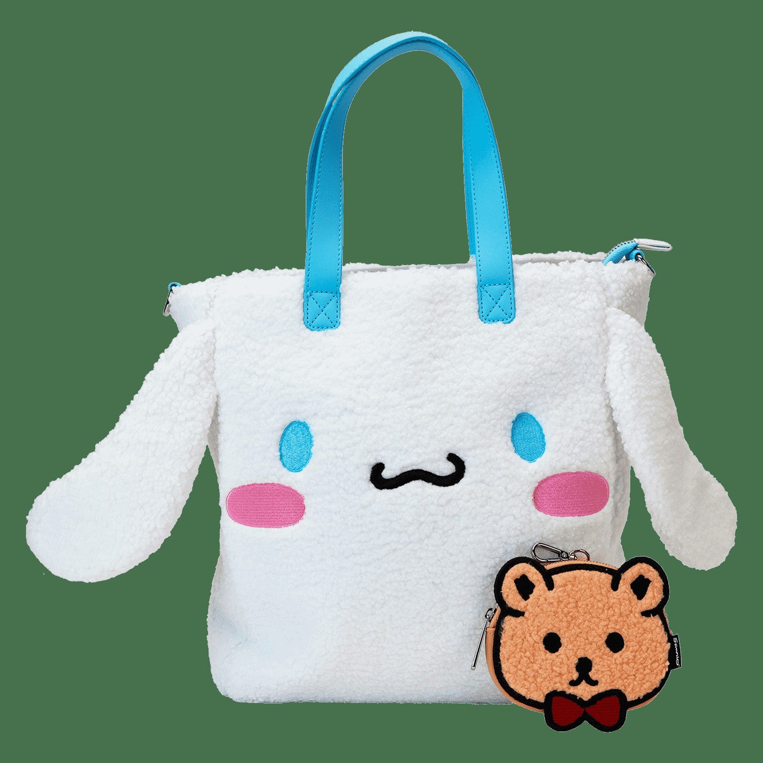 Loungefly Sanrio Cinnamoroll Cosplay Sherpa Tote Crossbody Bag With Coin Bag