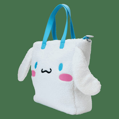 Loungefly Sanrio Cinnamoroll Cosplay Sherpa Tote Crossbody Bag With Coin Bag