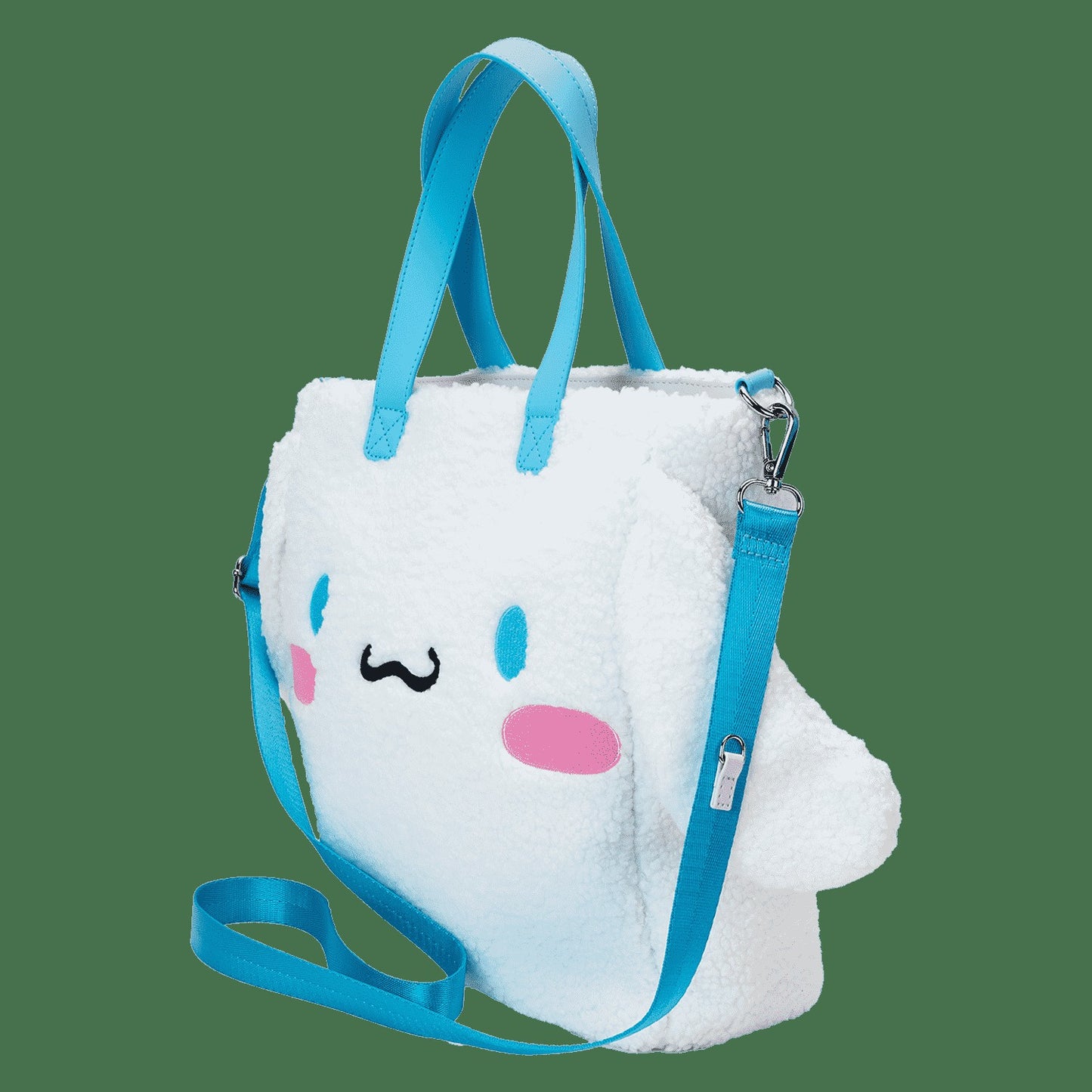 Loungefly Sanrio Cinnamoroll Cosplay Sherpa Tote Crossbody Bag With Coin Bag