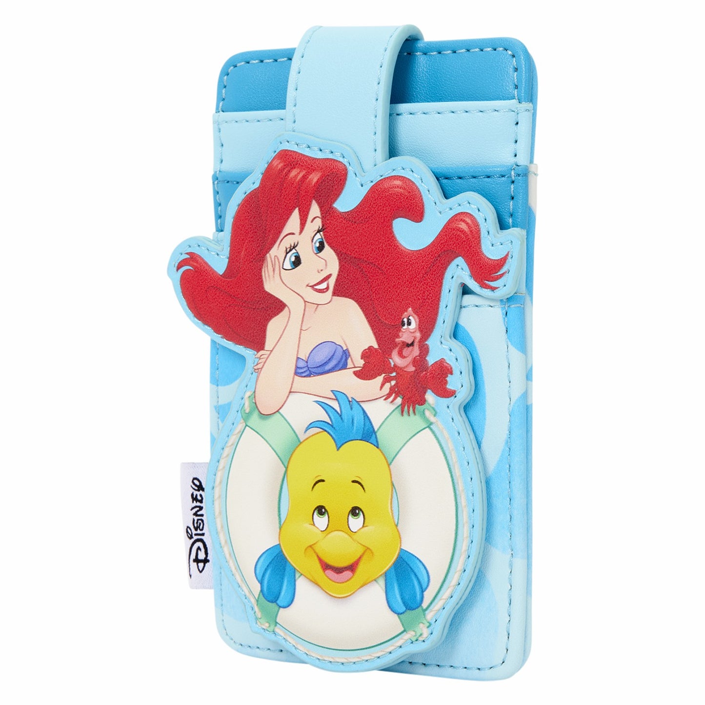 Loungefly The Little Mermaid Exclusive Ariel, Flounder & Sebastian Card Holder