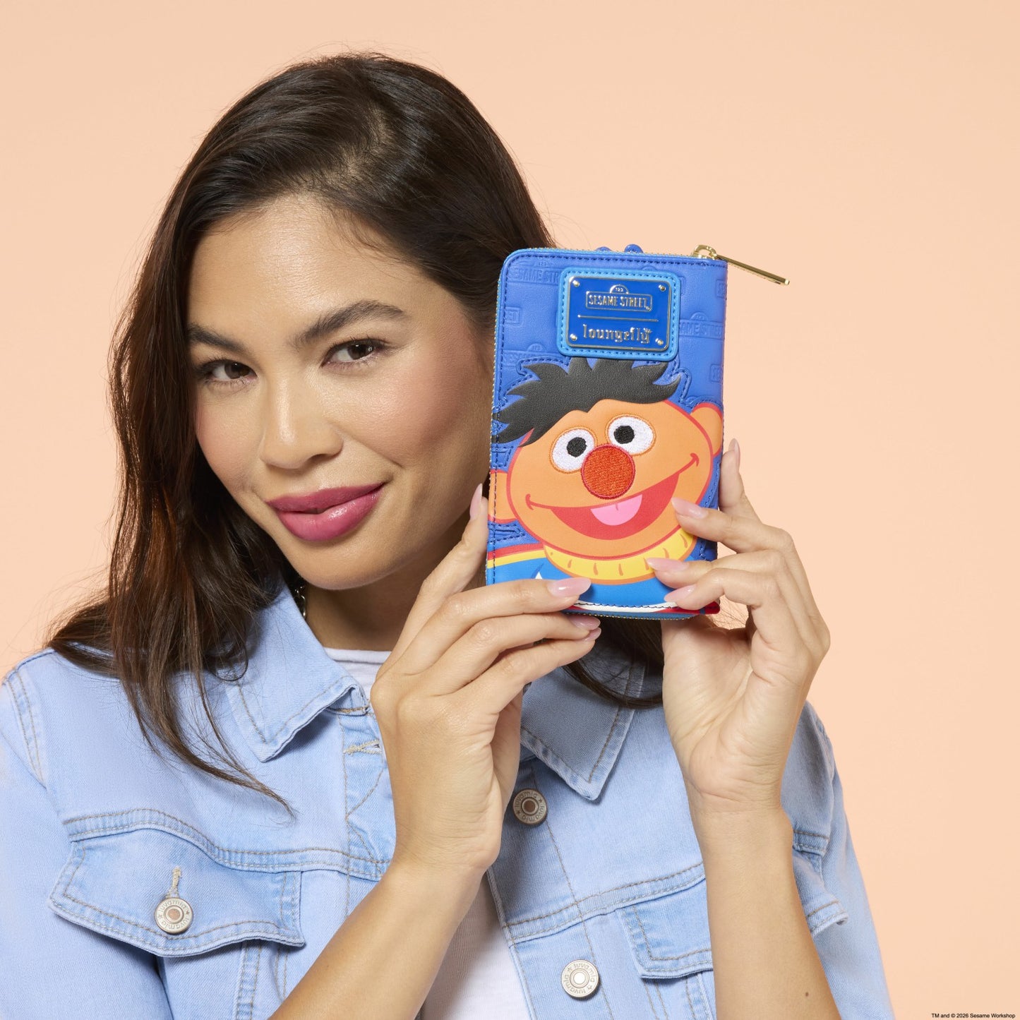 Loungefly Sesame Street Exclusive Bert & Ernie Zip Around Wallet