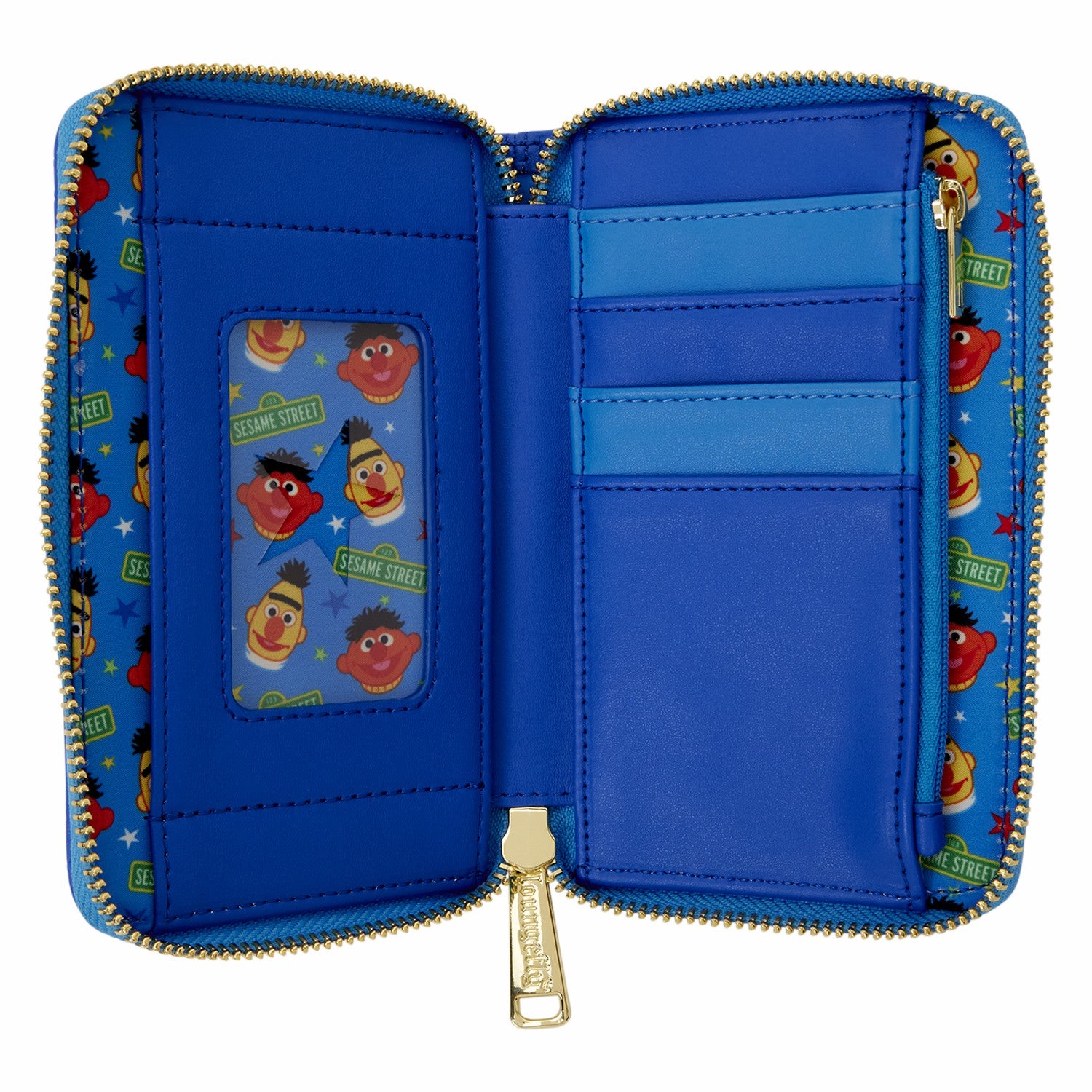 Loungefly Sesame Street Exclusive Bert & Ernie Zip Around Wallet