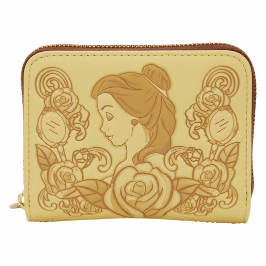 Loungefly Beauty and the Beast Exclusive Princess Belle Zip Around Wallet