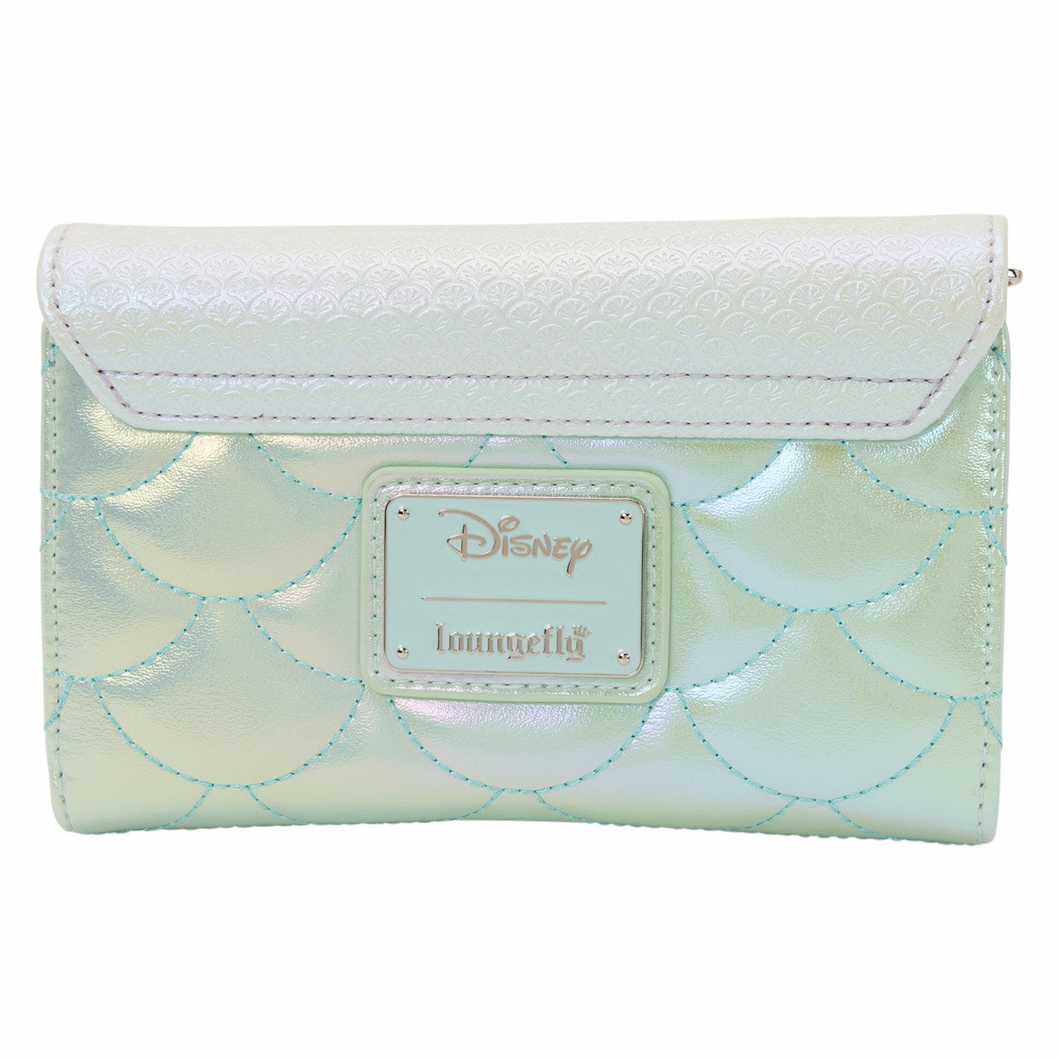 Loungefly The Little Mermaid Iridescent Pearl Flap Wallet