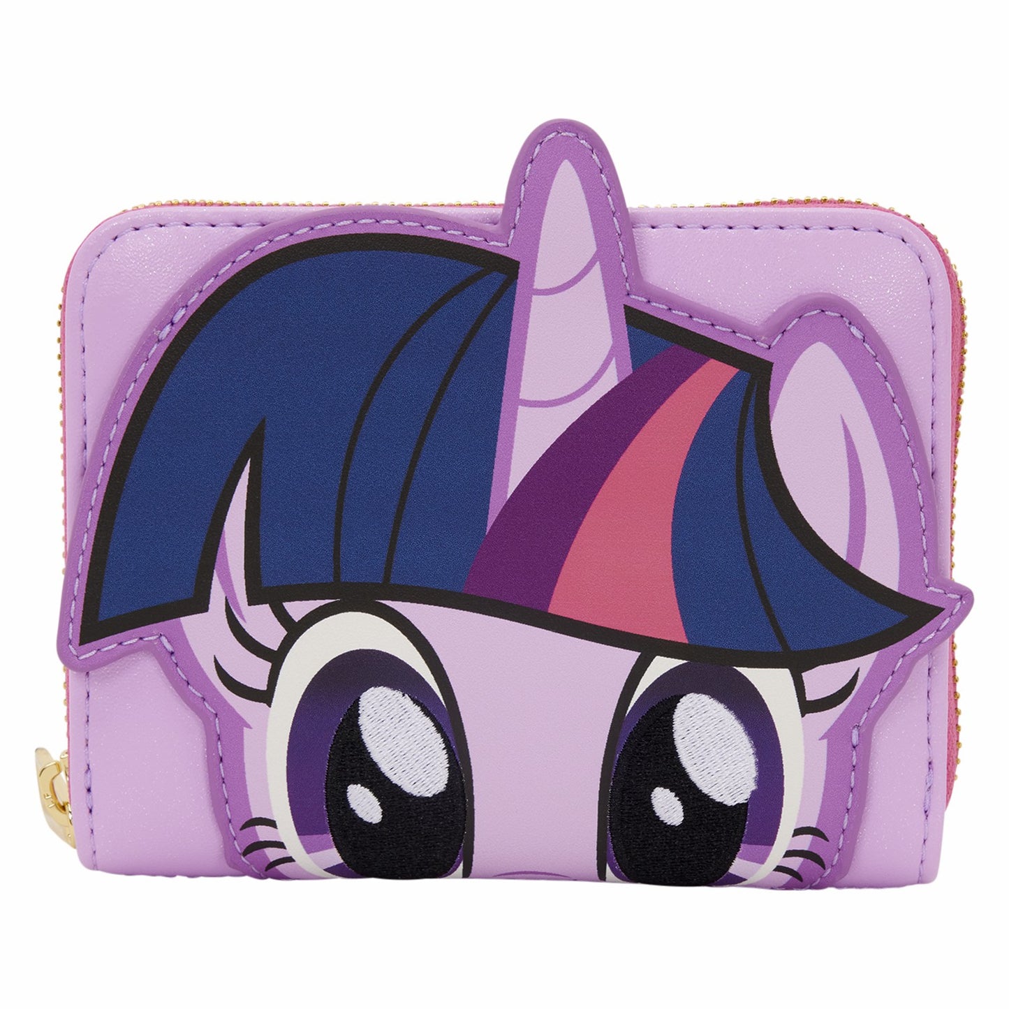 Loungefly My Little Pony Twilight Sparkle Cosplay Glitter Zip Around Wallet