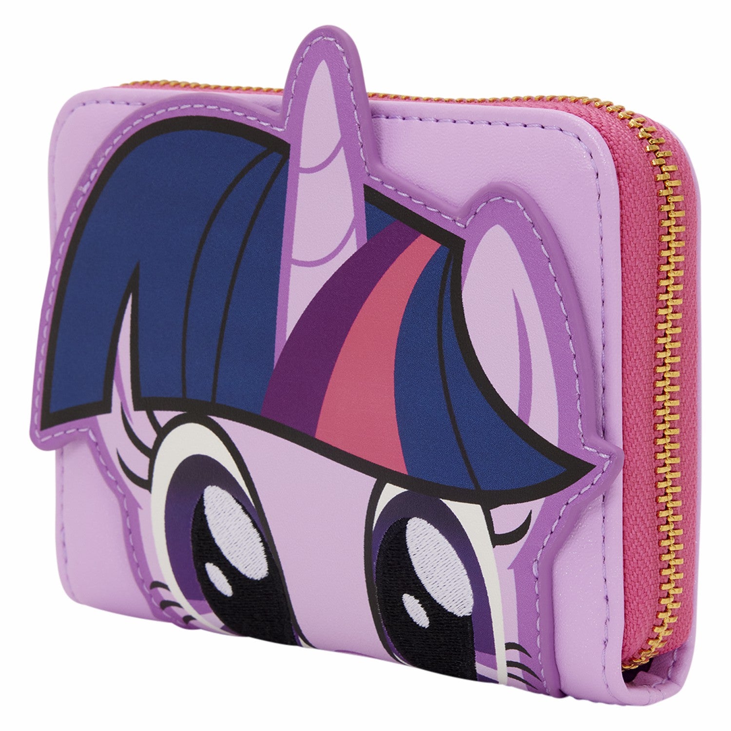 Loungefly My Little Pony Twilight Sparkle Cosplay Glitter Zip Around Wallet