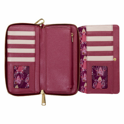 Loungefly Sleeping Beauty Exclusive Princess Aurora Roses Wristlet Wallet