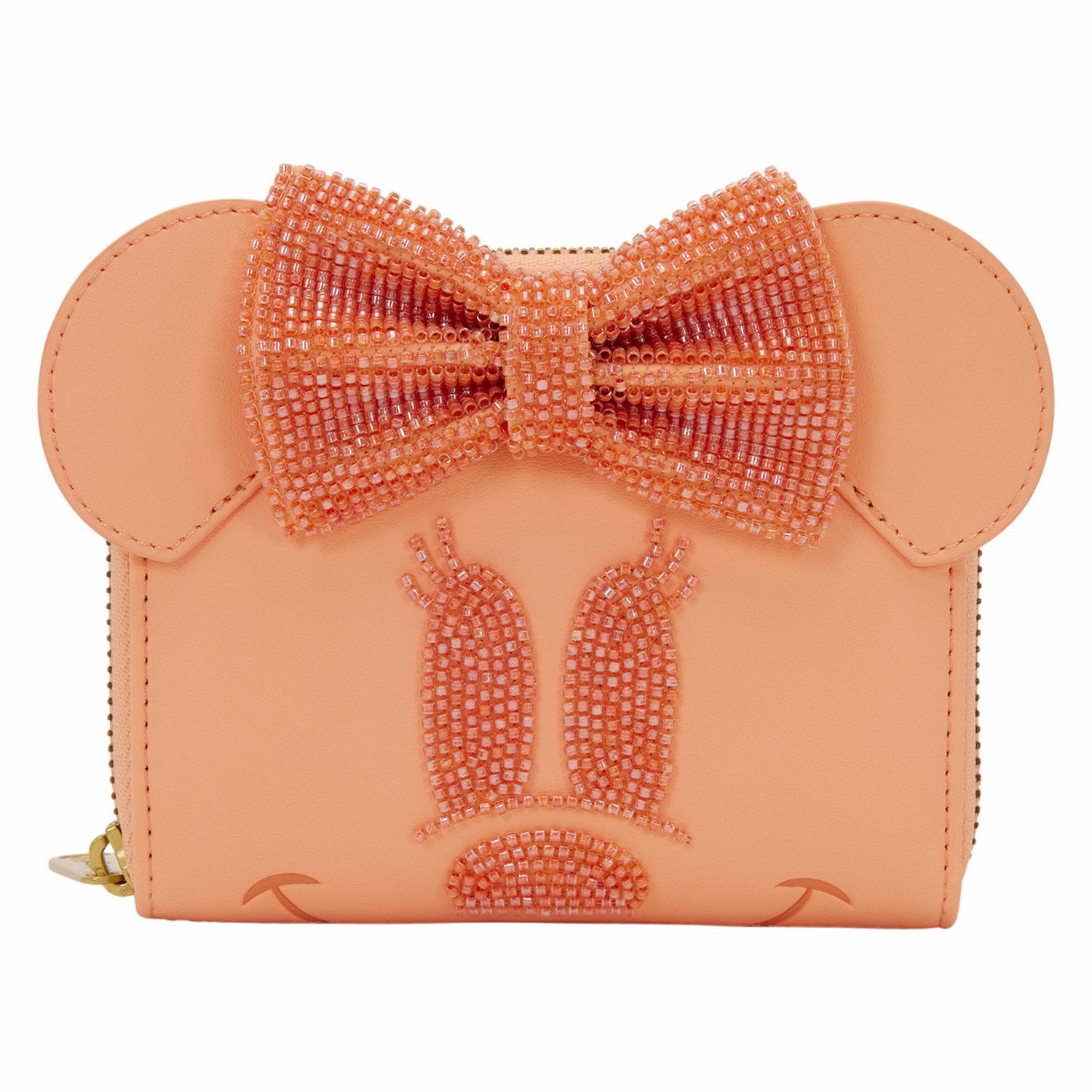 Loungefly Minnie Mouse Exclusive Coral Zip Around Wallet