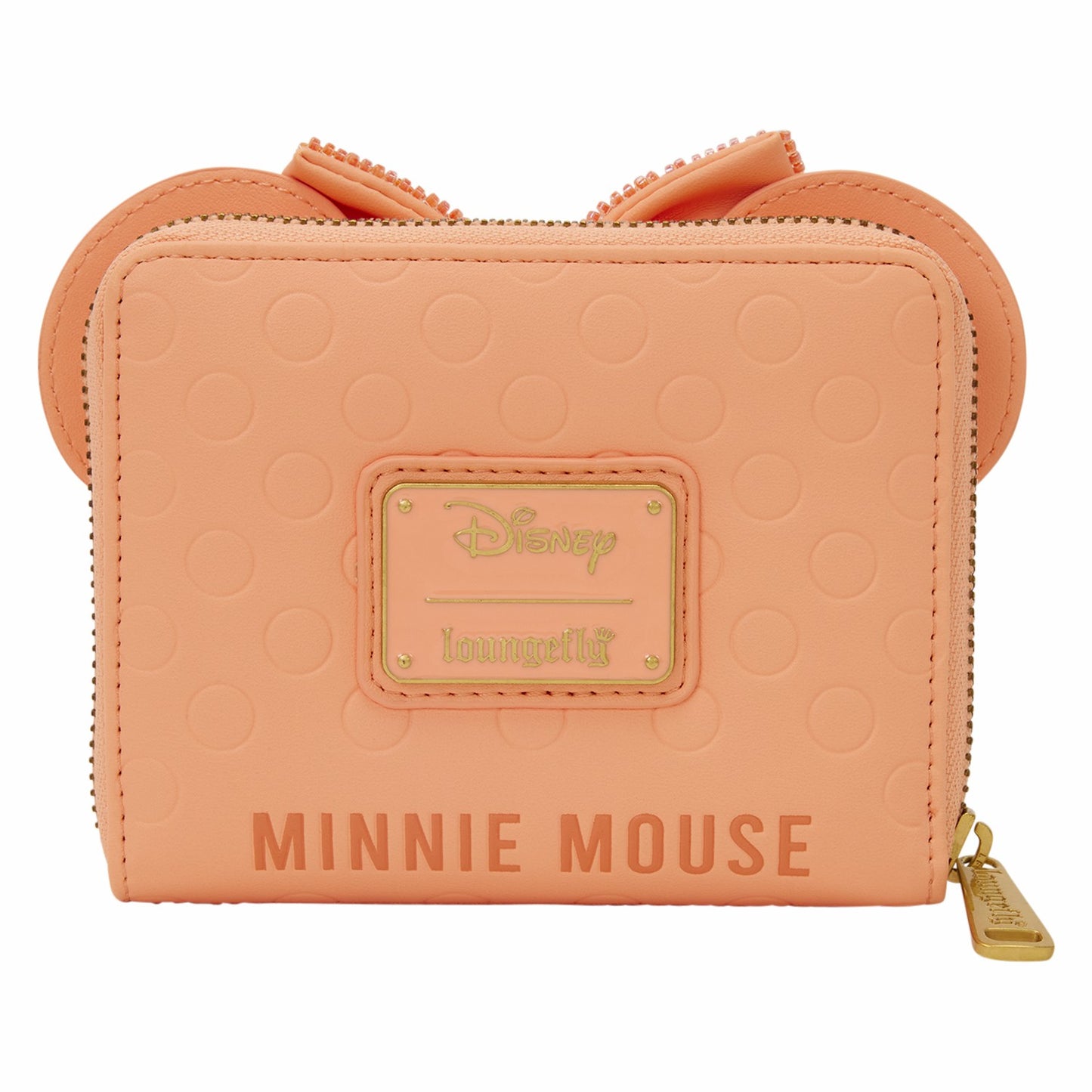 Loungefly Minnie Mouse Exclusive Coral Zip Around Wallet