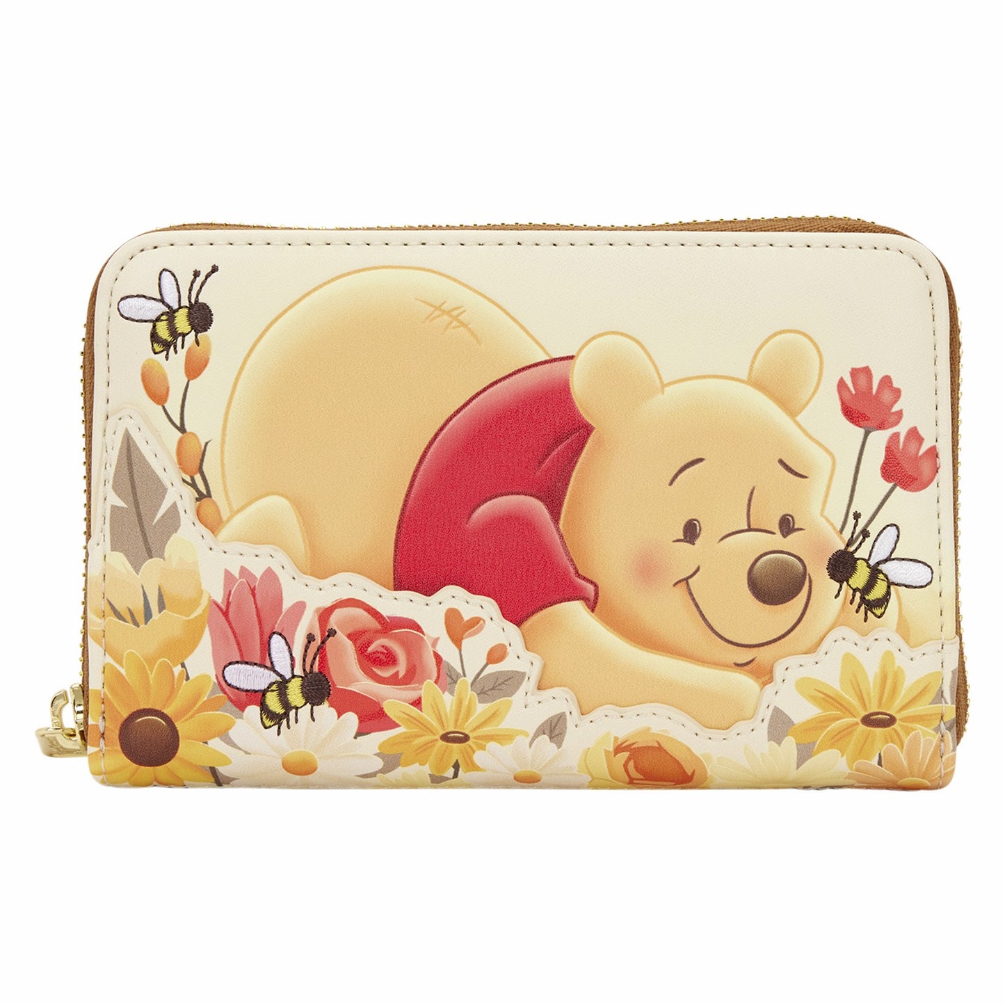 Loungefly Winnie the Pooh Bees & Flowers Zip Around Wallet