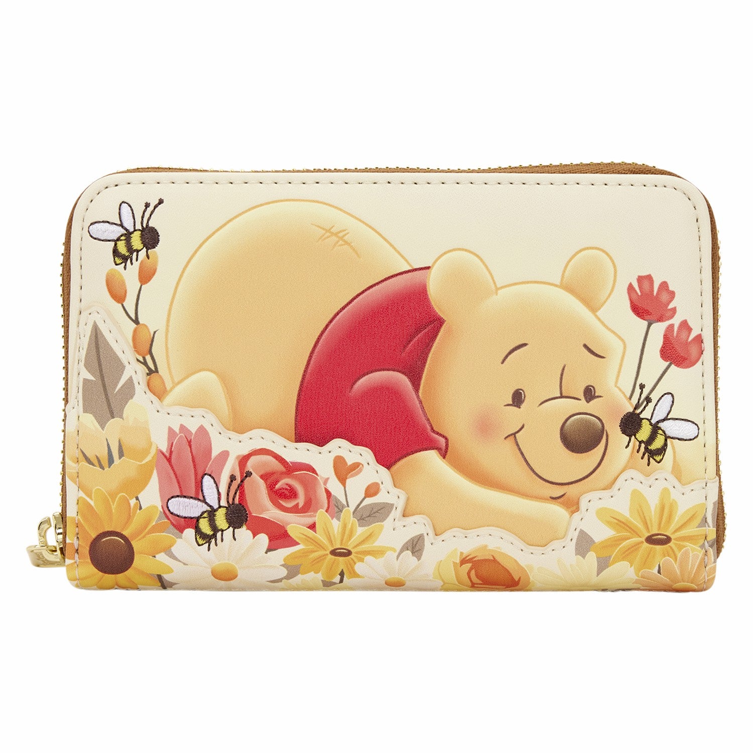 Loungefly Winnie the Pooh Bees & Flowers Zip Around Wallet