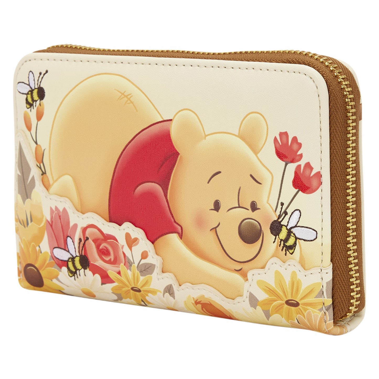 Loungefly Winnie the Pooh Bees & Flowers Zip Around Wallet