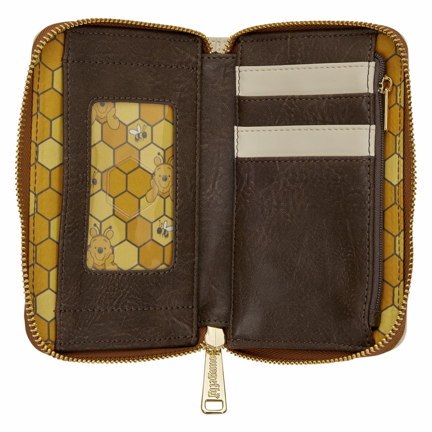Loungefly Winnie the Pooh Bees & Flowers Zip Around Wallet