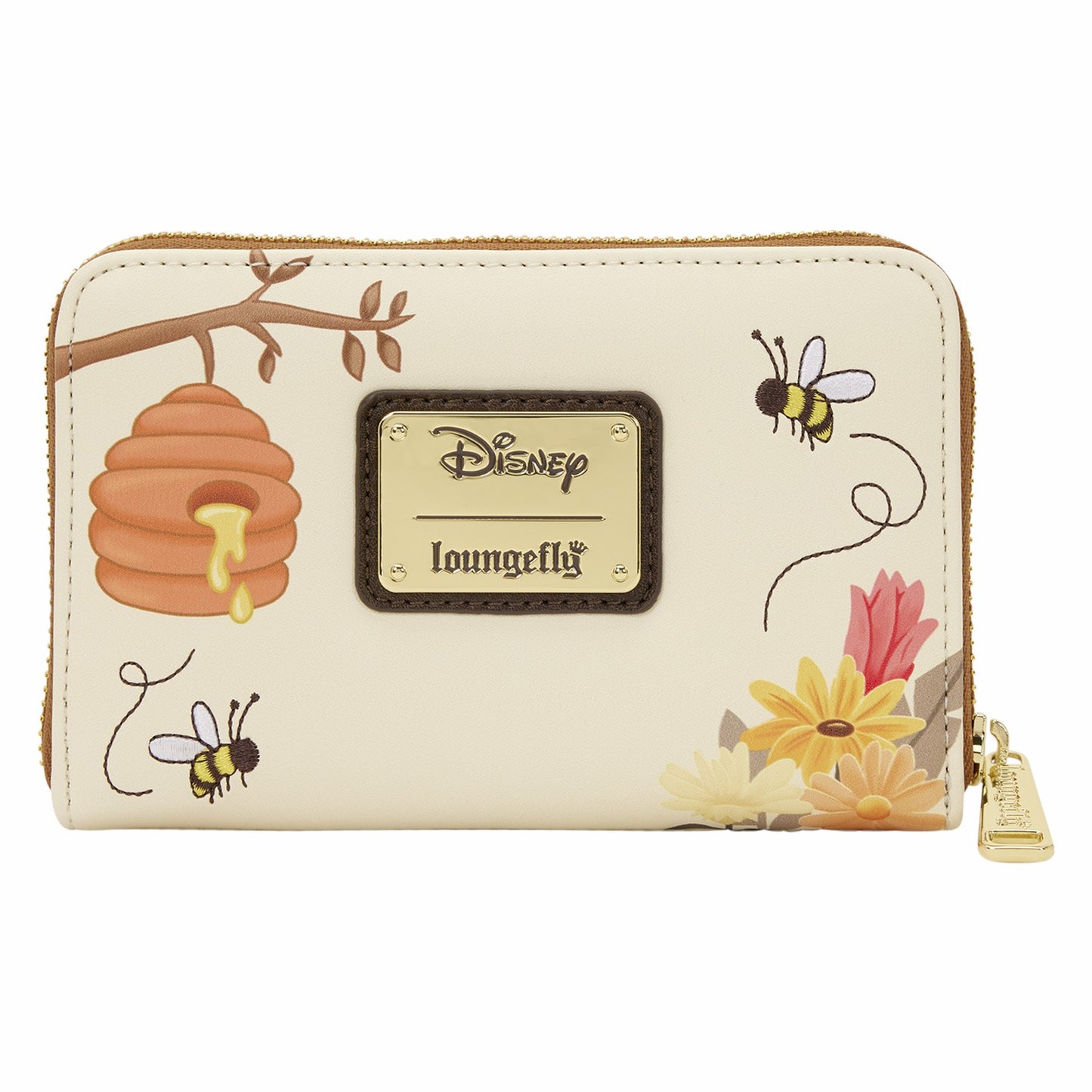 Loungefly Winnie the Pooh Bees & Flowers Zip Around Wallet