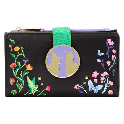 Loungefly Wicked Glinda & Elphaba Floral & Lace Flap Wallet