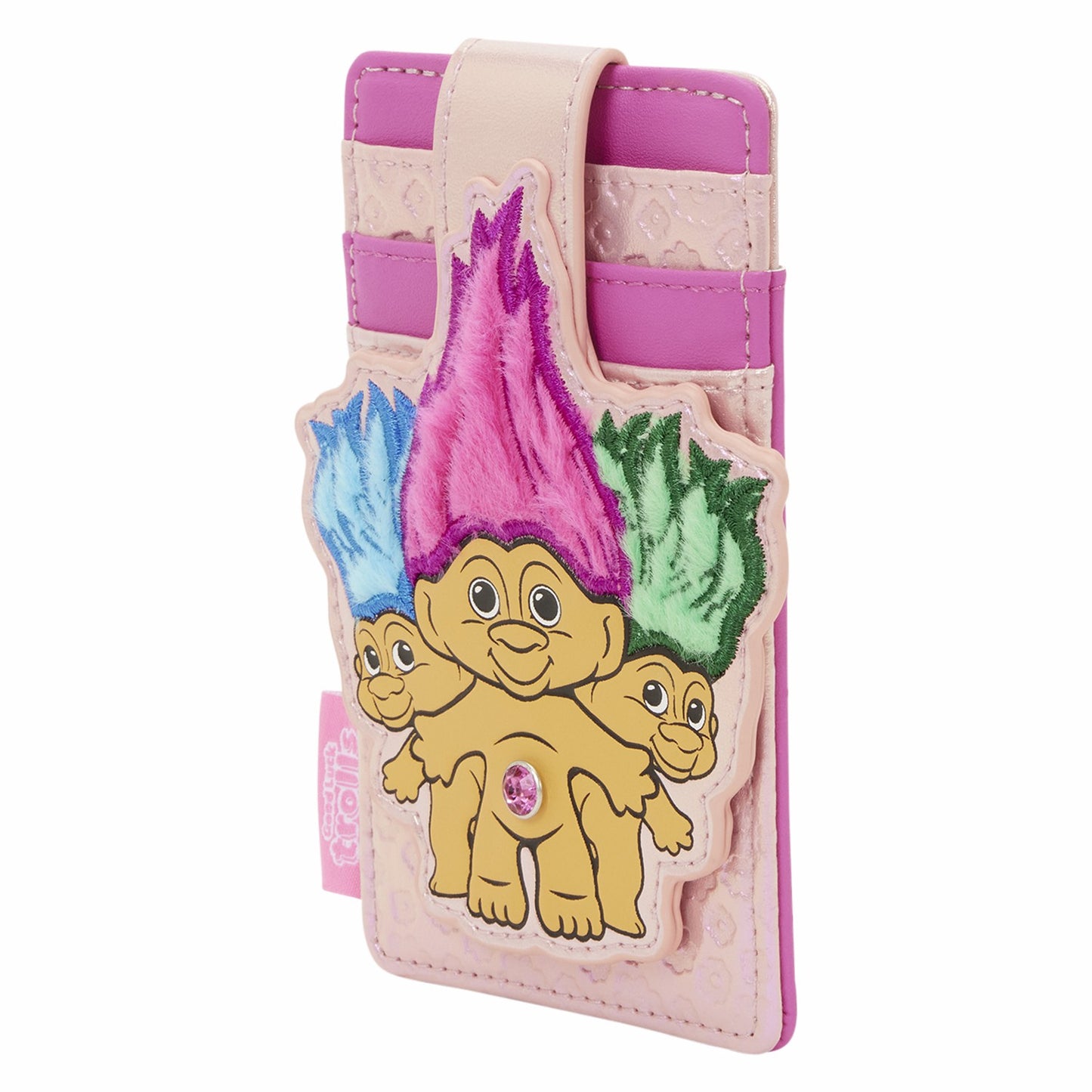 Loungefly Classic Good Luck Trolls Exclusive Iridescent Card Holder