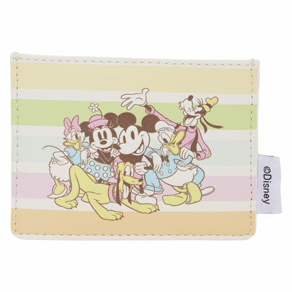 Loungefly Mickey & Friends Rainbow Stripes Card Holder