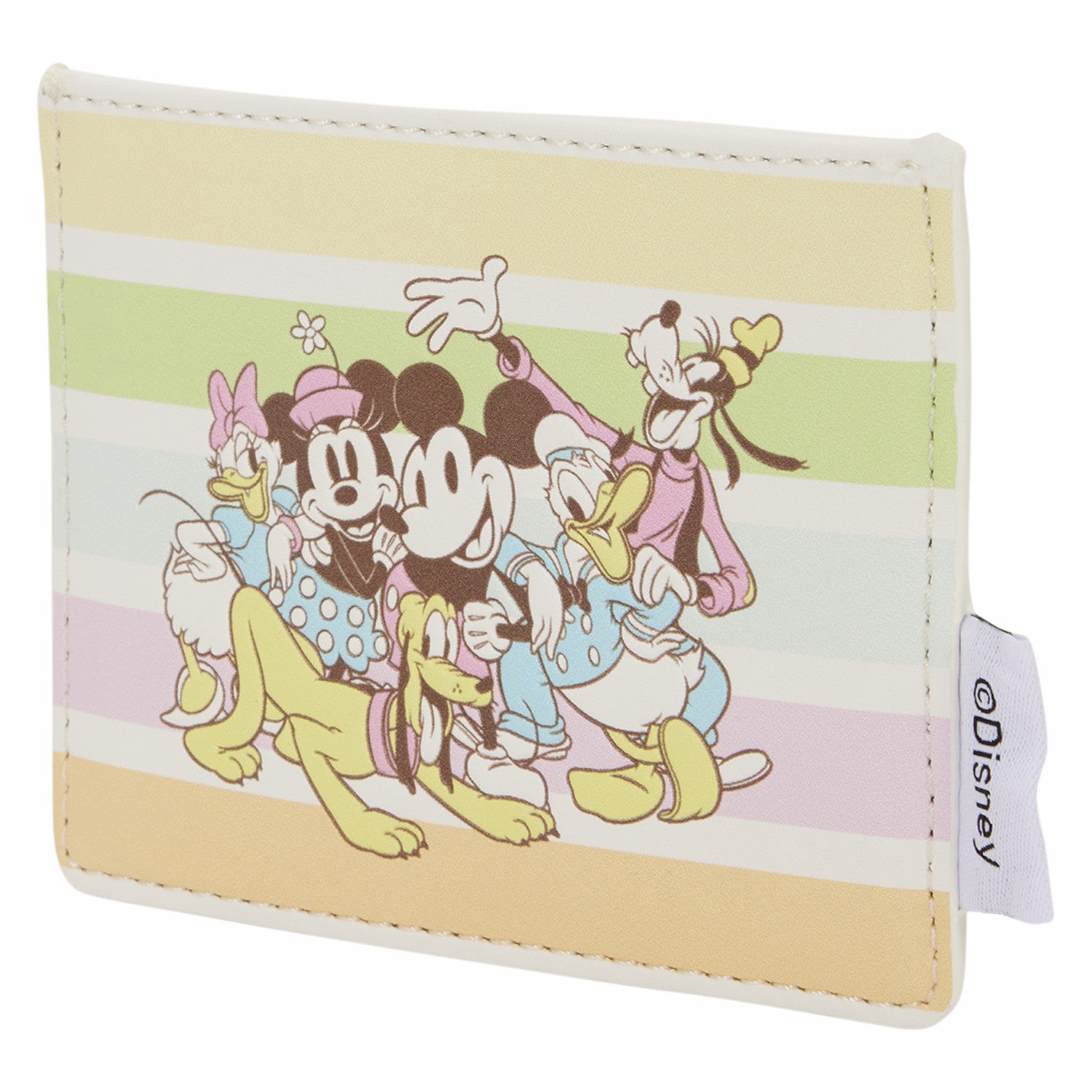 Loungefly Mickey & Friends Rainbow Stripes Card Holder