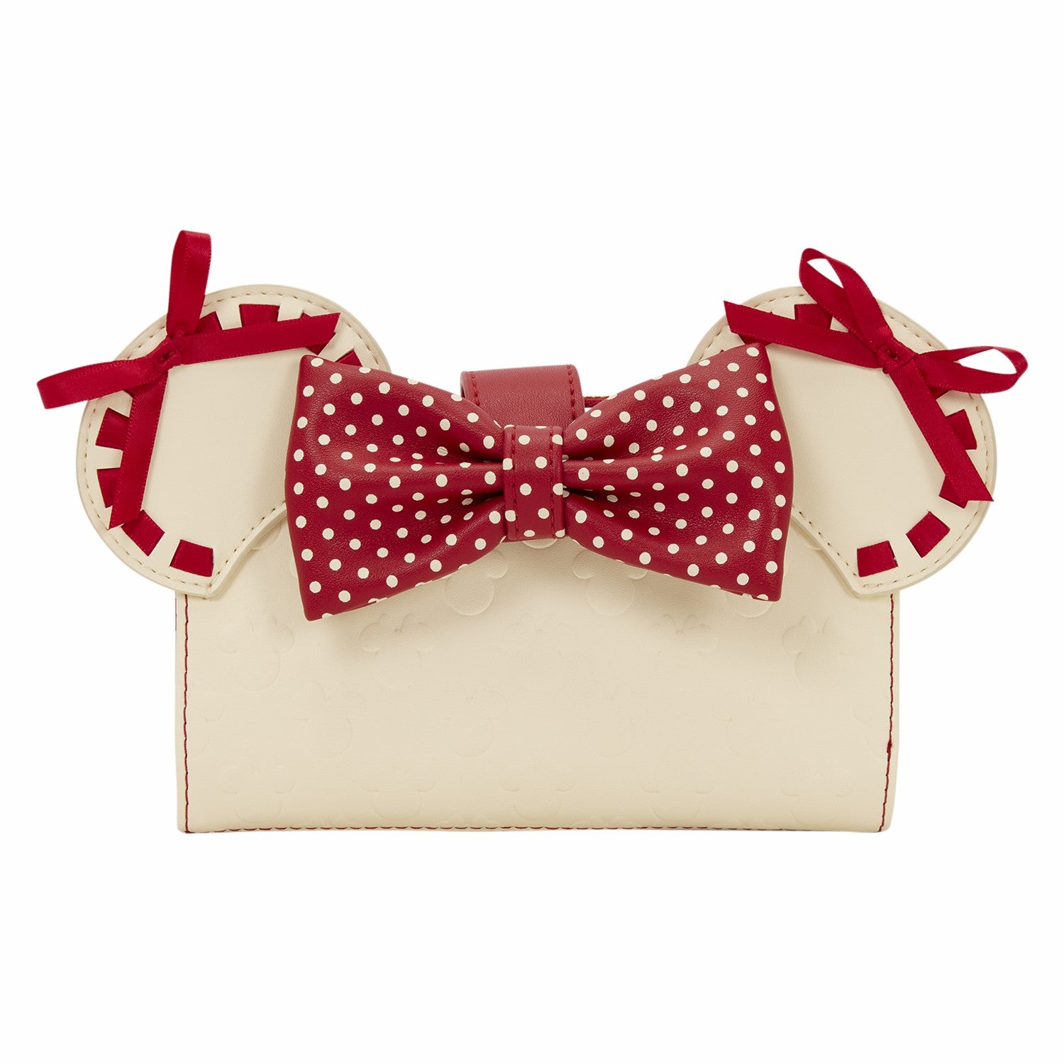 Loungefly Minnie Mouse Rocks the Dots Coquette Flap Wallet