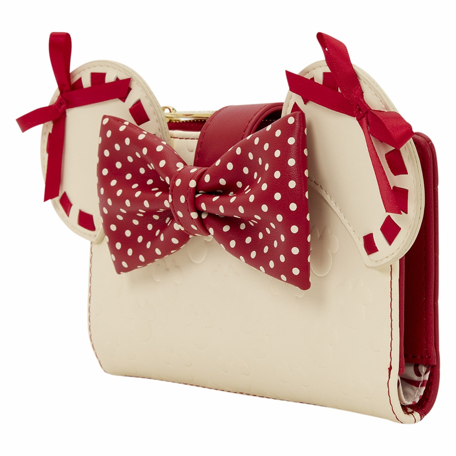 Loungefly Minnie Mouse Rocks the Dots Coquette Flap Wallet