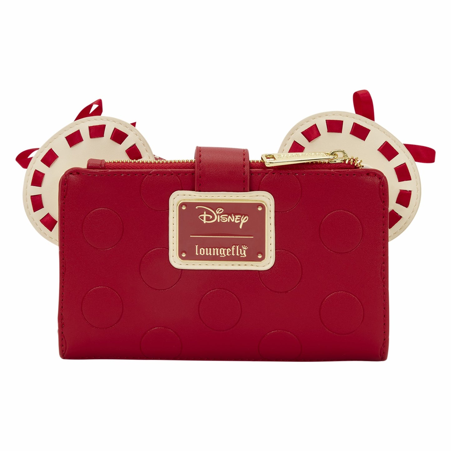 Loungefly Minnie Mouse Rocks the Dots Coquette Flap Wallet