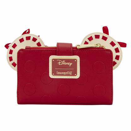 Loungefly Minnie Mouse Rocks the Dots Coquette Flap Wallet