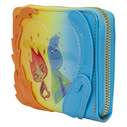 Loungefly Elemental Exclusive Wade & Ember Ombre Zip Around Wallet