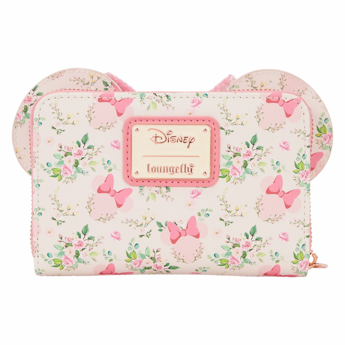 Loungefly Minnie Mouse Floral All-Over Print Zip Around Wallet