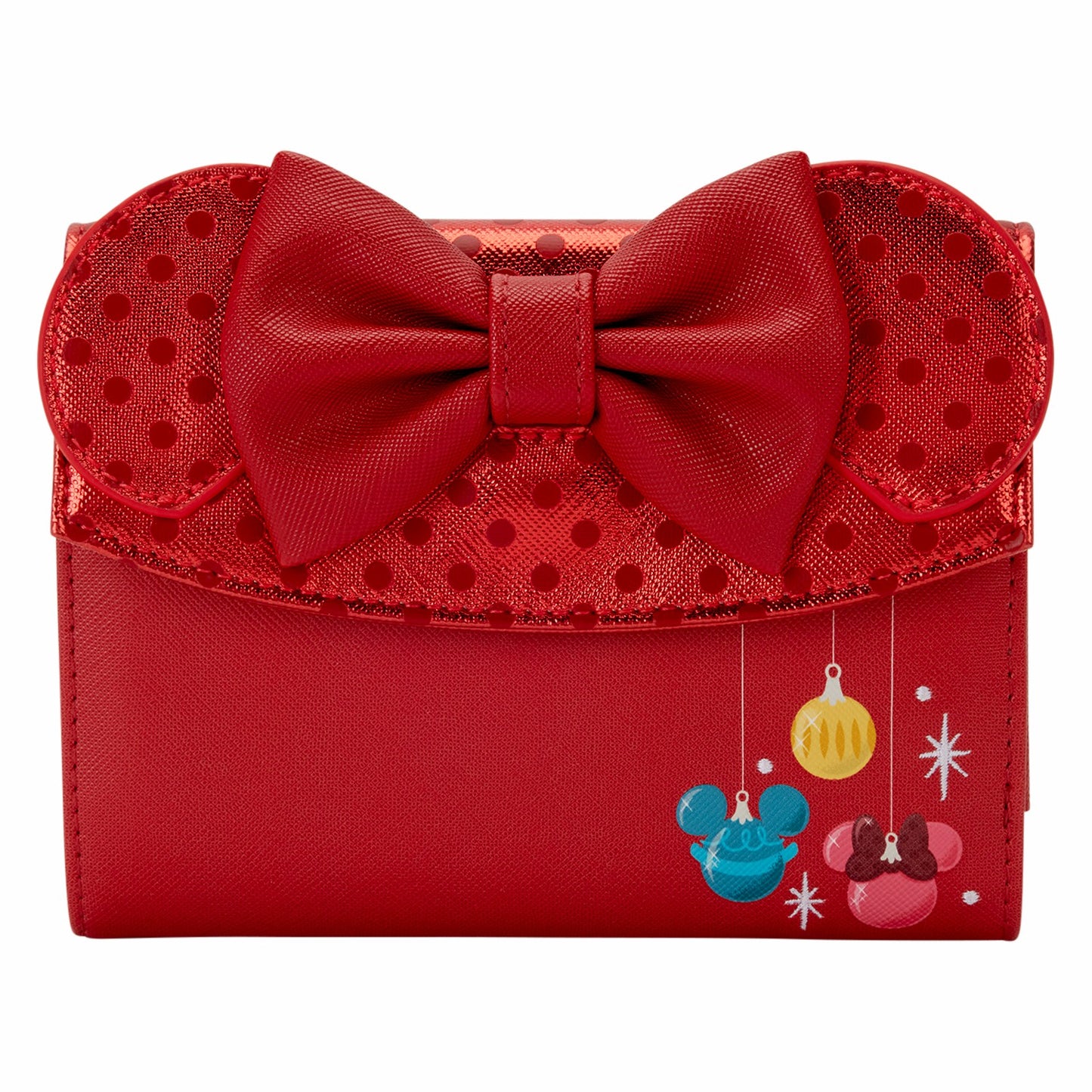 Loungefly Minnie Mouse Exclusive Holiday Ornaments Wallet