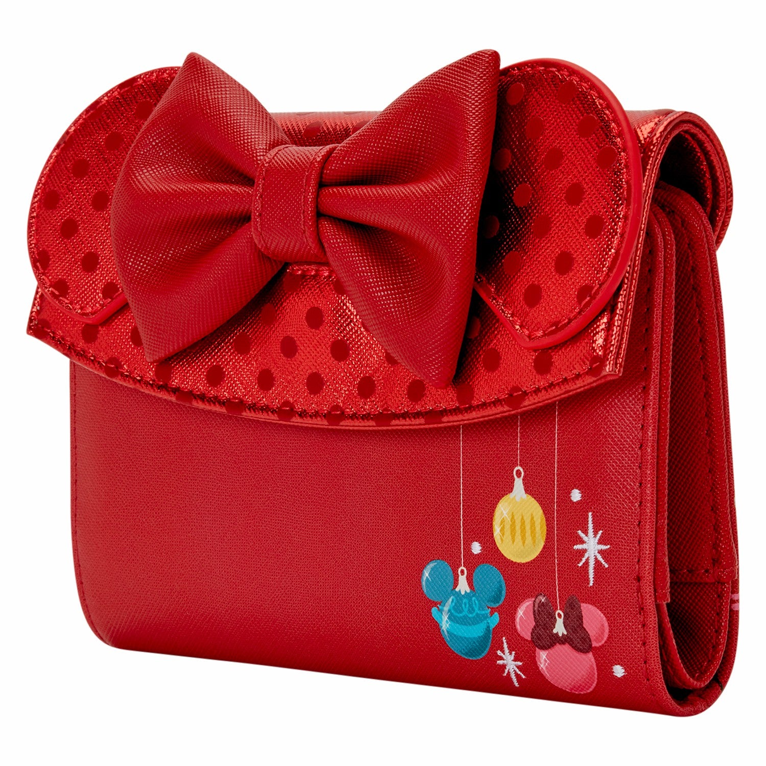 Loungefly Minnie Mouse Exclusive Holiday Ornaments Wallet