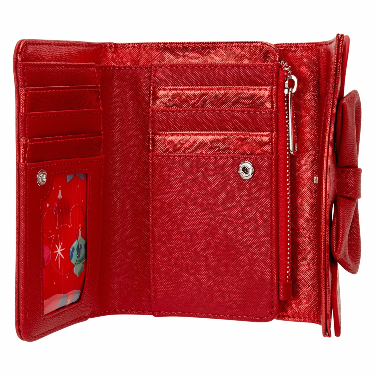 Loungefly Minnie Mouse Exclusive Holiday Ornaments Wallet