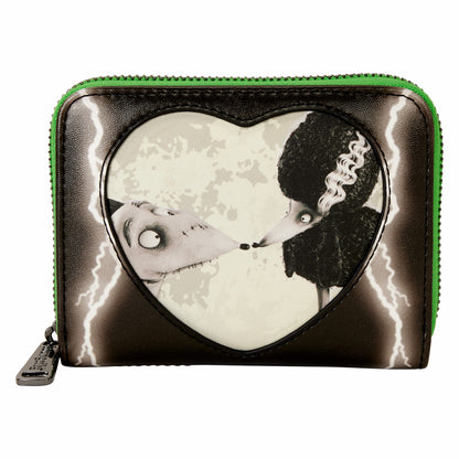 Loungefly Frankenweenie Sparky & Persephone Glow Zip Around Wallet