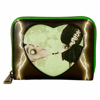 Loungefly Frankenweenie Sparky & Persephone Glow Zip Around Wallet