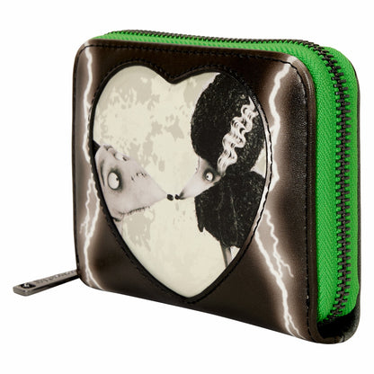 Loungefly Frankenweenie Sparky & Persephone Glow Zip Around Wallet