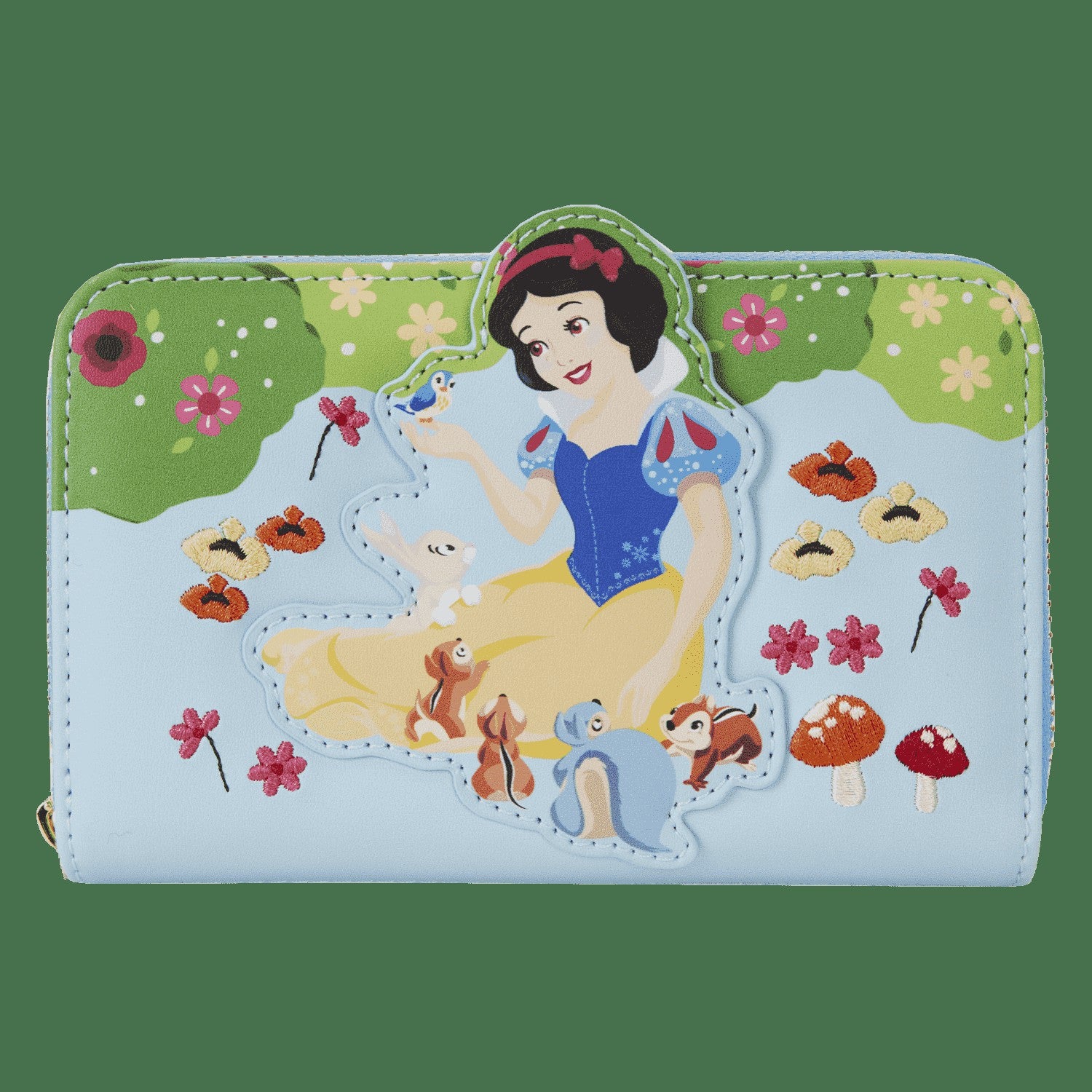 Loungefly Snow White and the Seven Dwarfs Exclusive Forest Friends Zip Around Wallet