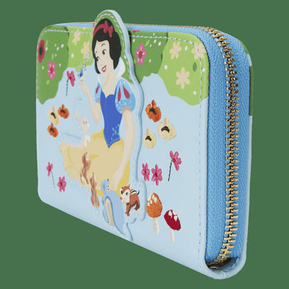 Loungefly Snow White and the Seven Dwarfs Exclusive Forest Friends Zip Around Wallet