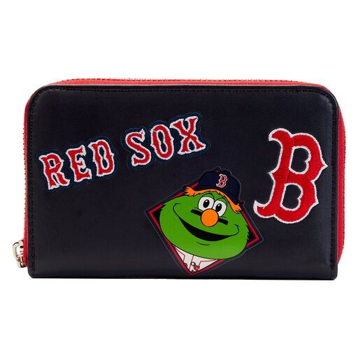 Loungefly MLB Boston Red Sox Patches Zip Around Wallet