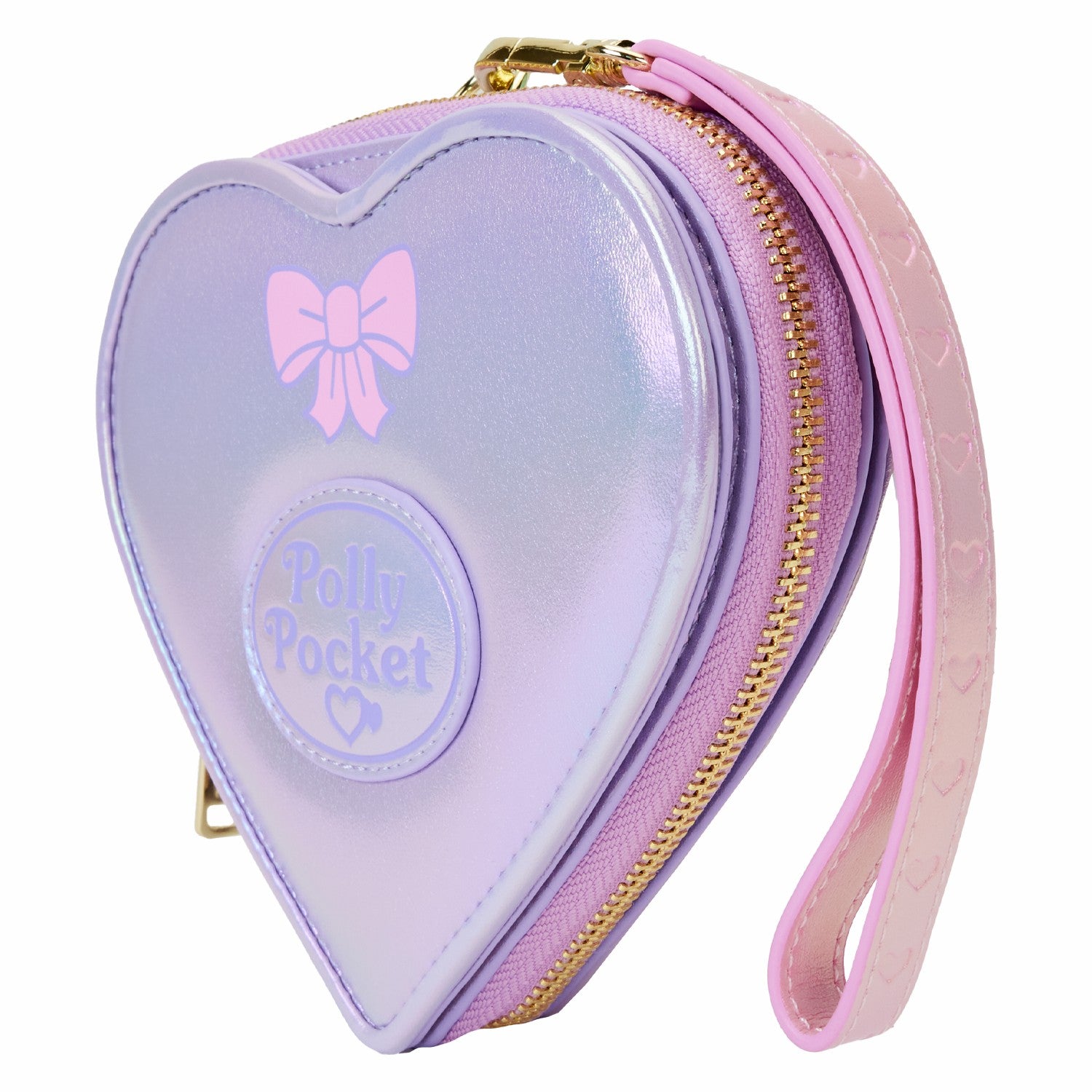 Loungefly Polly Pocket Compact Playset Figural Zip Around Wallet
