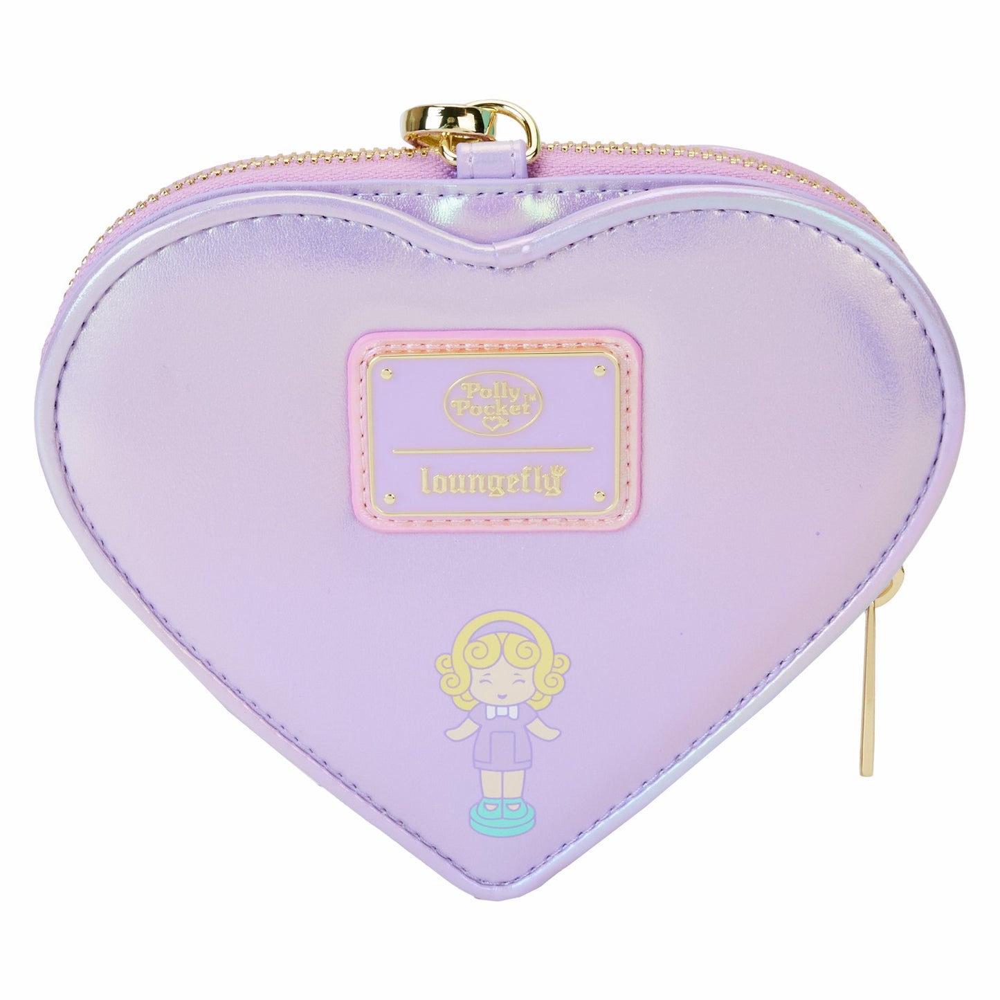 Loungefly Polly Pocket Compact Playset Figural Zip Around Wallet