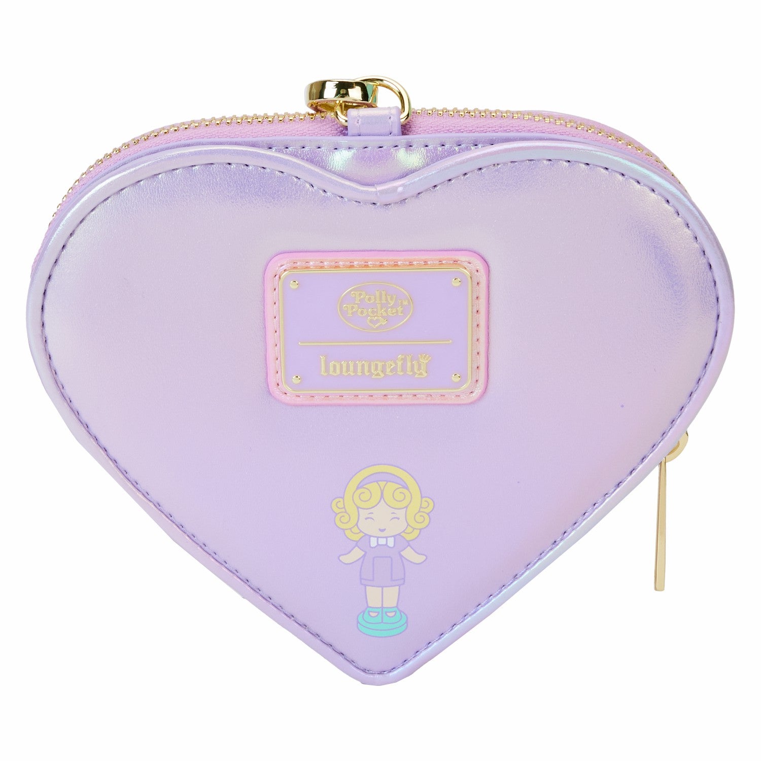 Loungefly Polly Pocket Compact Playset Figural Zip Around Wallet