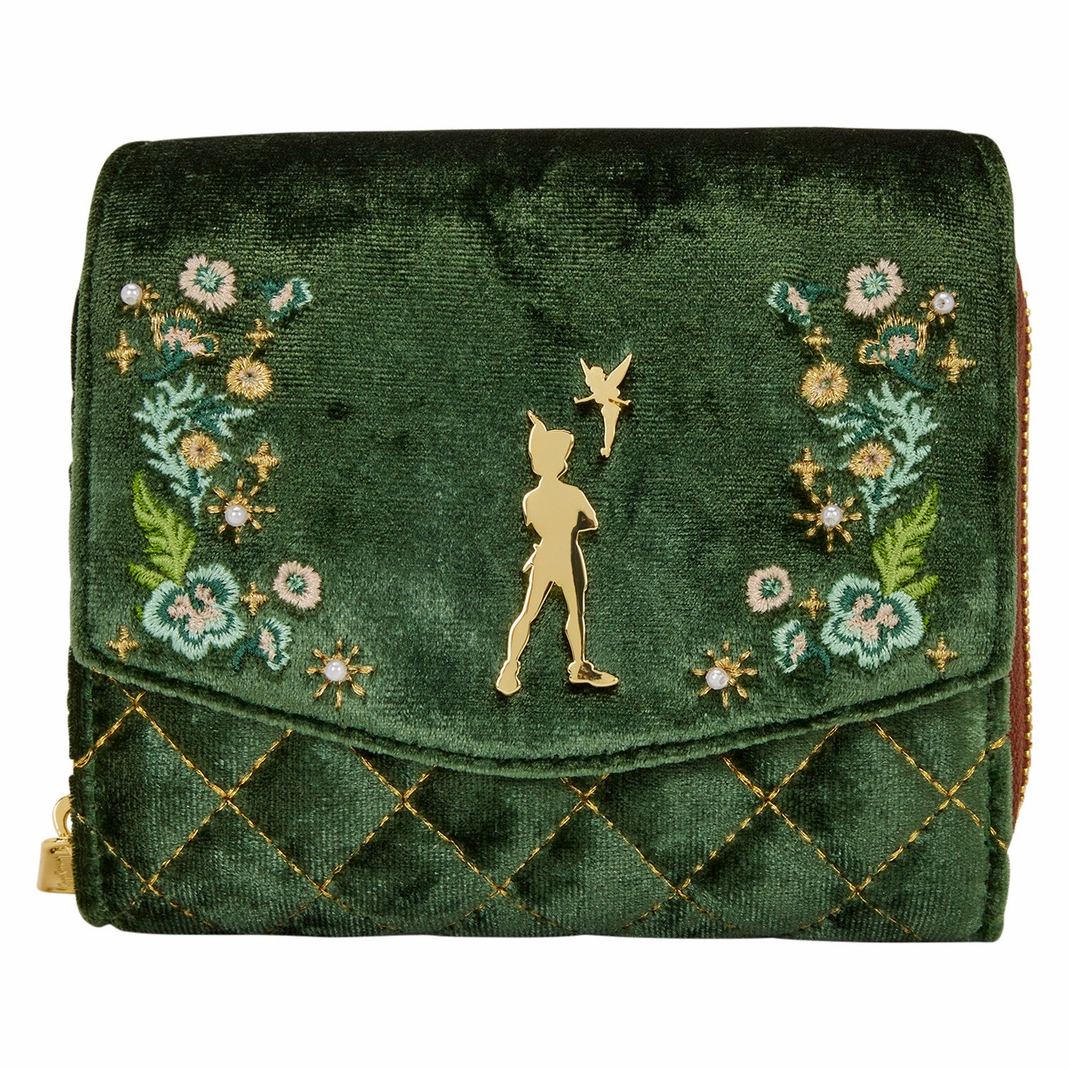 Loungefly Peter Pan Exclusive Quilted Texture Wallet