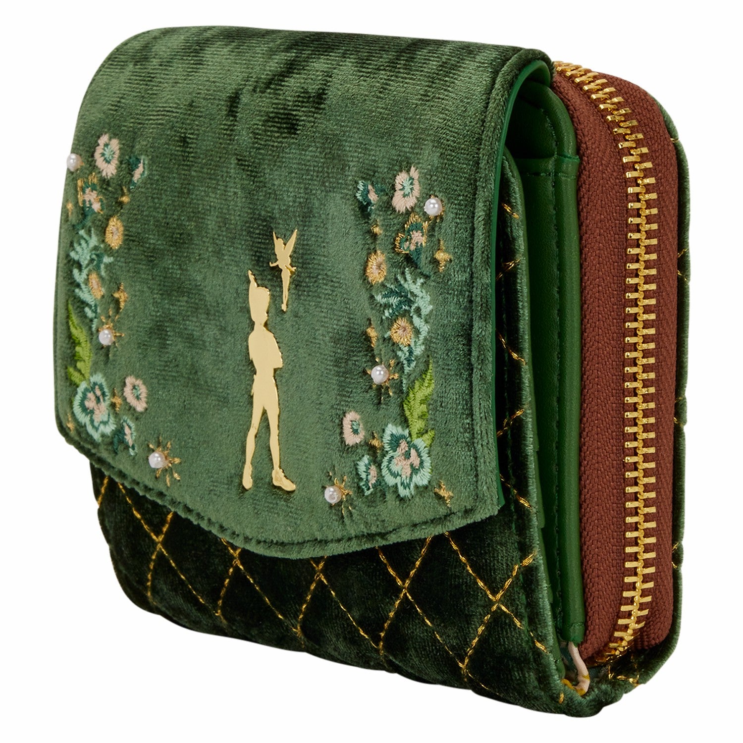 Loungefly Peter Pan Exclusive Quilted Texture Wallet
