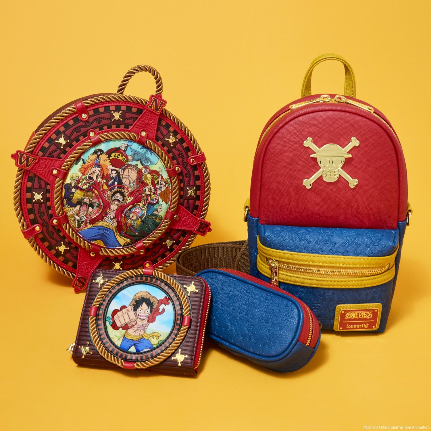 Loungefly One Piece Luffy Zip Around Wallet