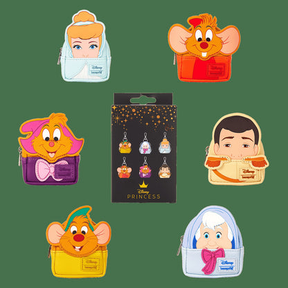 Loungefly Cinderella 75th Anniversary Cosplay Mystery Mini Backpack Keychain Charm