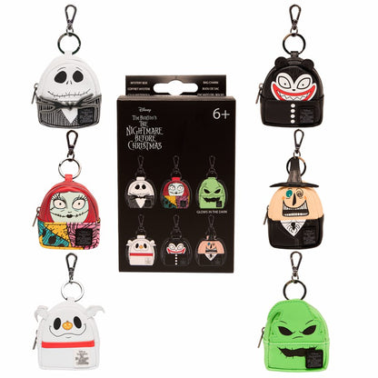 Loungefly The Nightmare Before Christmas Cosplay Mystery Mini Backpack Keychain Charm