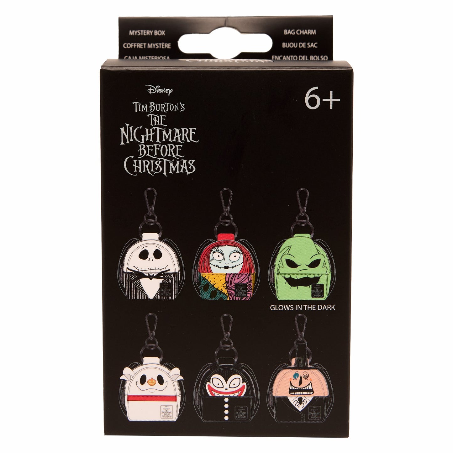 Loungefly The Nightmare Before Christmas Cosplay Mystery Mini Backpack Keychain Charm